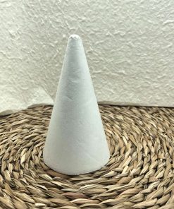 Cono in Polistirolo da Decorare – Hobbistica, Decoupage, Decorazione Natalizia